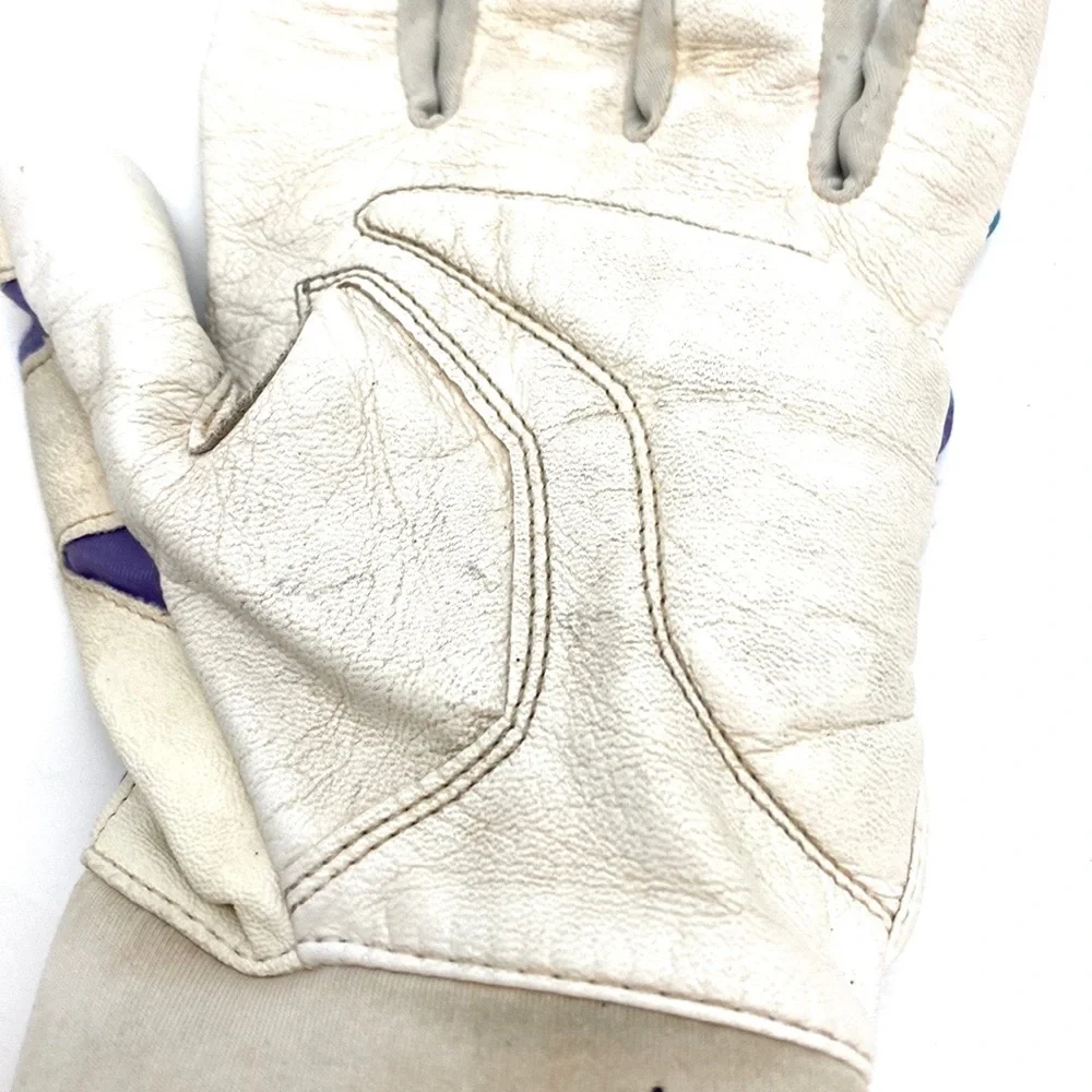 Mizuno Women's White Softball Batting Gloves
